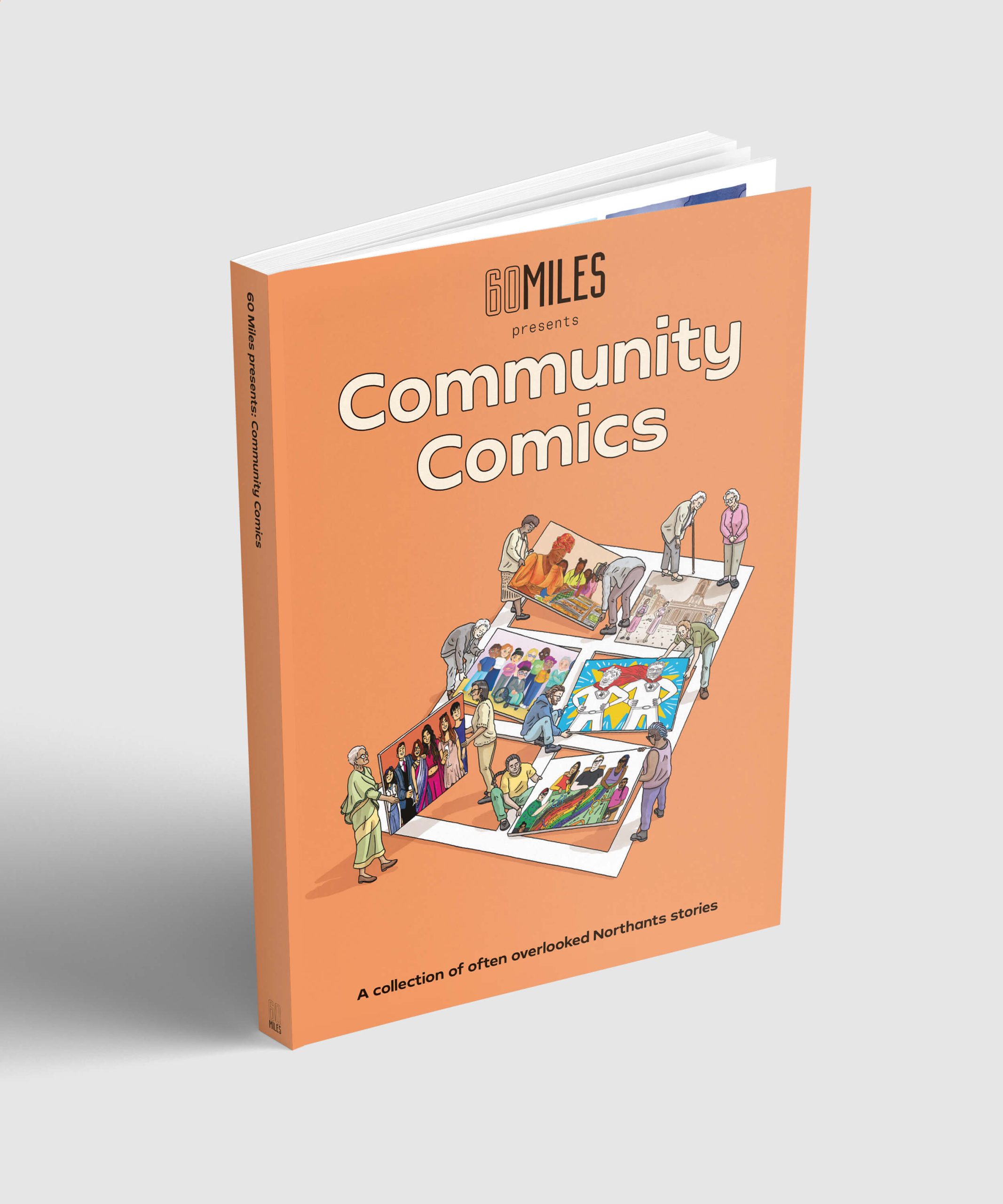 60 Miles presents: Community Comics book mockup